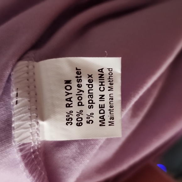 New! Purple t-shirt dress w open sides 💜 - Picture 5 of 5